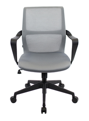 Breedge Vegas Mesh Office Chair, Dark Grey