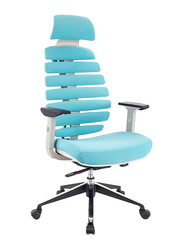 Breedge Ergo Fabric Office Chair, Turquoise