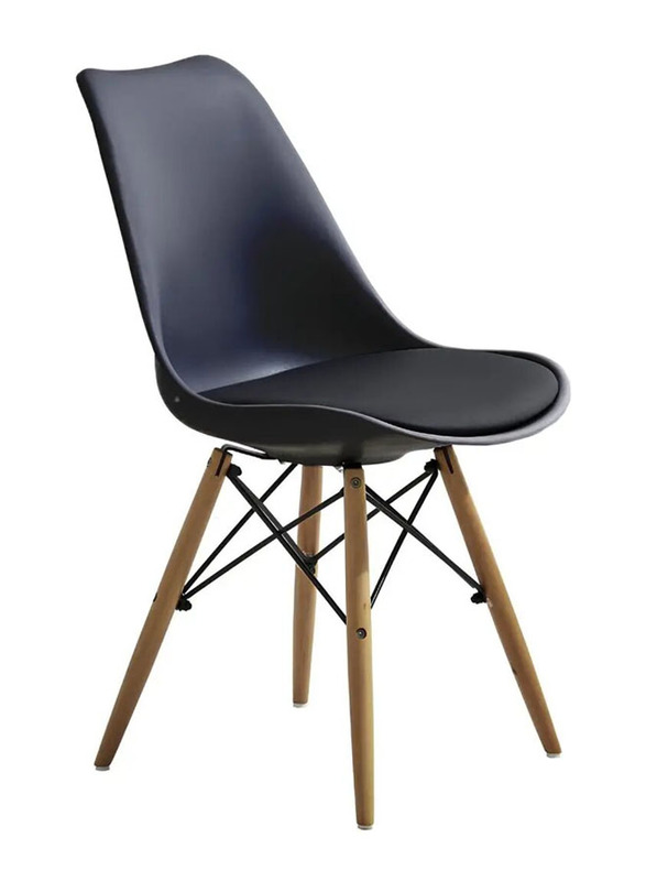 Breedge Shell Dining Chair, Black