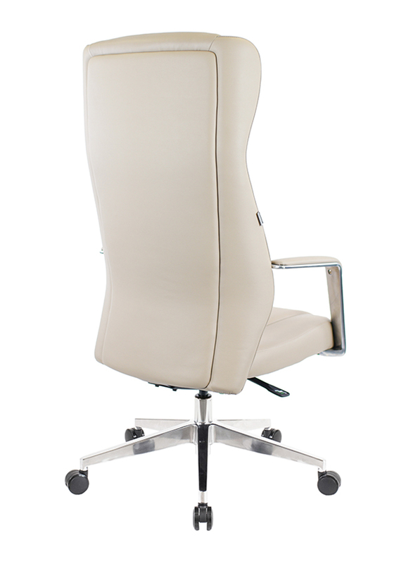 Breedge Parlament Leather Office Chair, Beige
