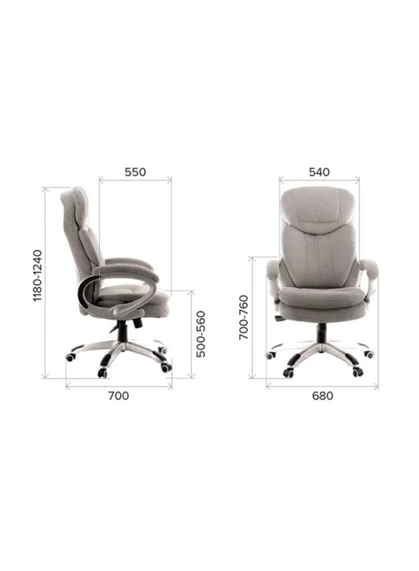 Breedge Boss T Fabric Executive Office Chair, Gold