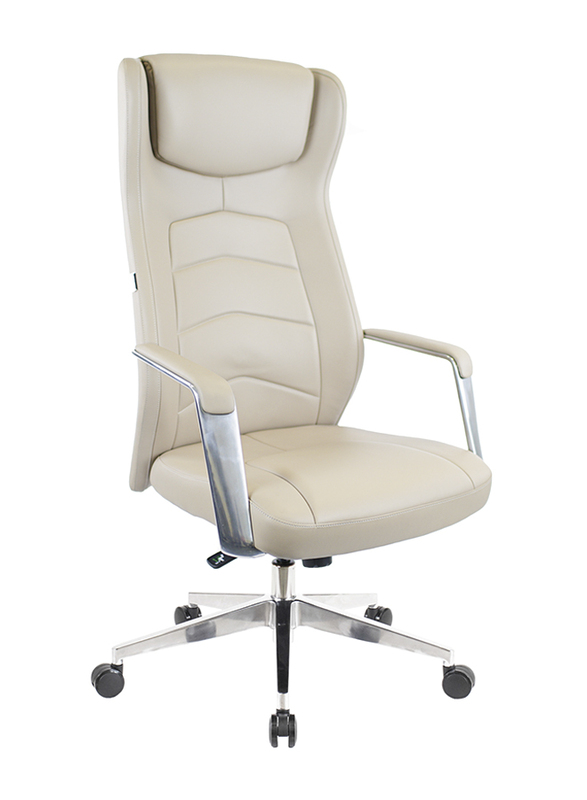 

Breedge Parlament Leather Office Chair, Beige