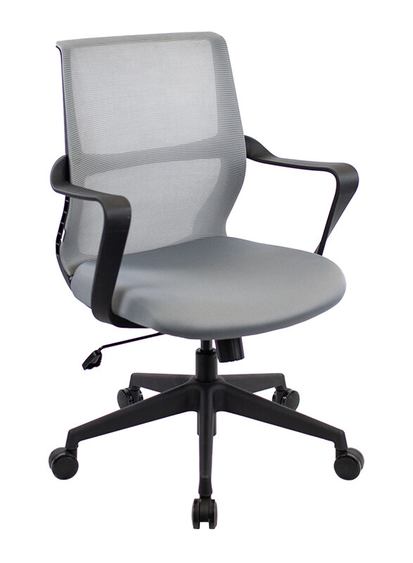 Breedge Vegas Mesh Office Chair, Dark Grey