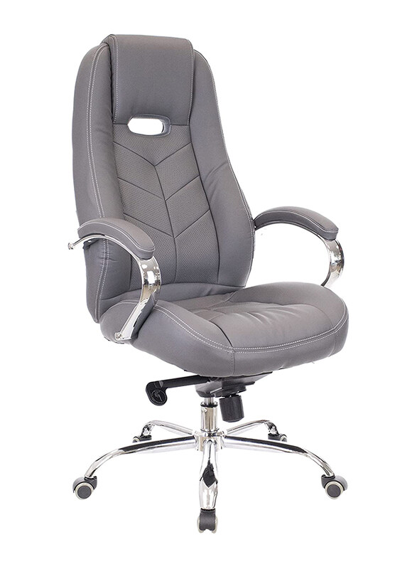 Breedge Drift PU Executive Office Chair, Grey