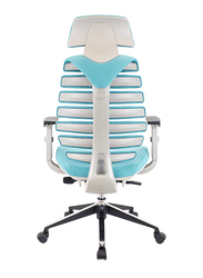 Breedge Ergo Fabric Office Chair, Turquoise