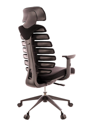 Breedge Ergo Fabric Office Chair, Black