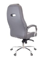 Breedge Drift PU Executive Office Chair, Grey