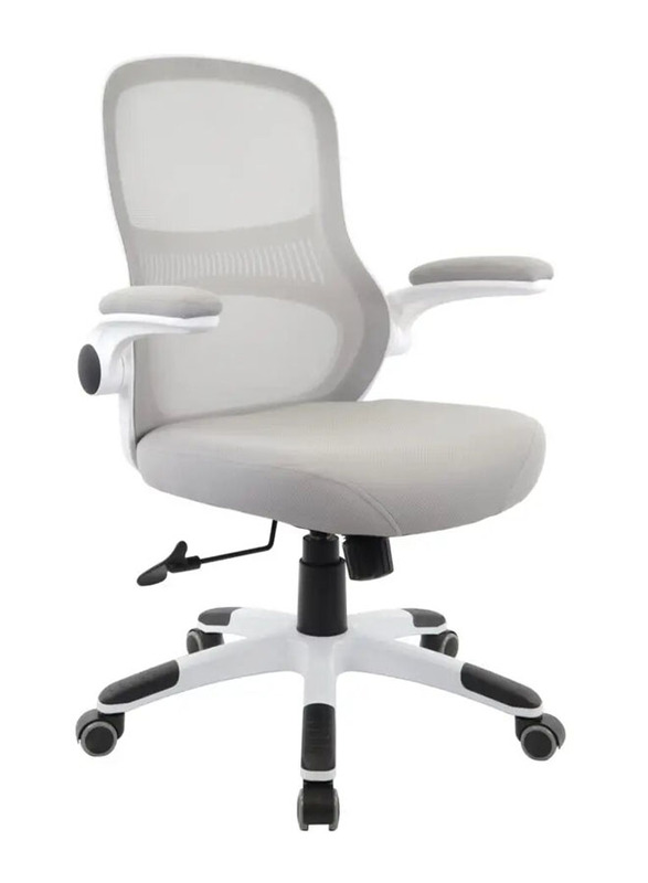 Breedge Executive Kicks Mesh Breathable Office Chair, Grey