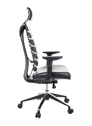 Breedge Ergo Leather Office Chair, Black