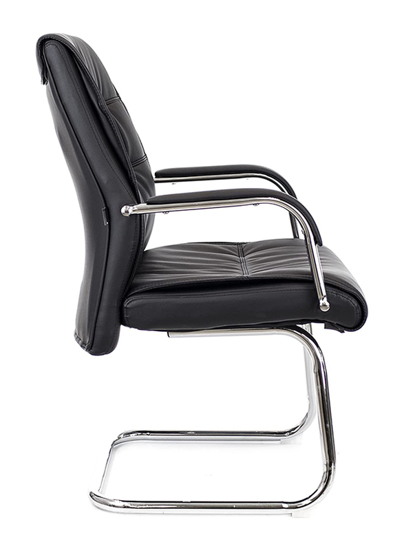 Breedge Bond PU Visitor Office Chair, Black