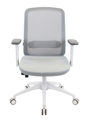 Breedge Milan Mesh Office Chair, Grey