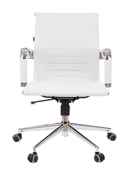 Breedge Leo TPU Executive Office Chair, White