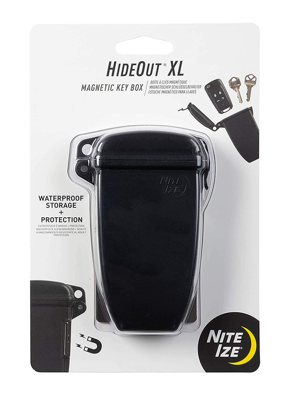 Nite Ize X-Large HideOut Magnetic Key Box, Black