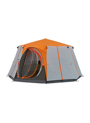 Coleman 8-Person Cortes Octagon Tent, Orange