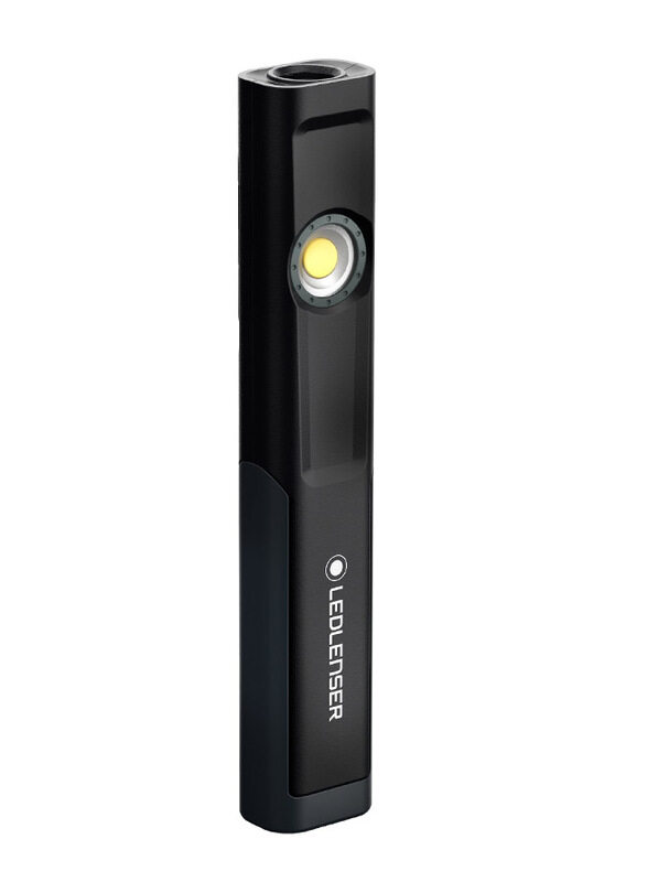 

Ledlenser iW4R Rechargeable LED Flashlight Box, Black