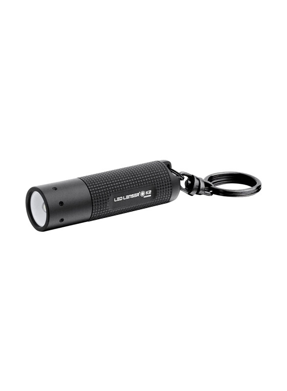 

Ledlenser K2 8252 Rechargeable Torch with 5 Nichia 15 LED & 4xAG13 Front Turning Control Lamp in Blister, Black