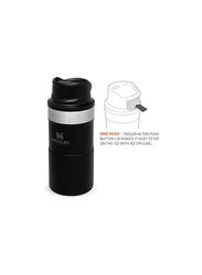 Stanley 0.25 Ltr Trigger Action Stainless Steel Travel Mug, Matte Black