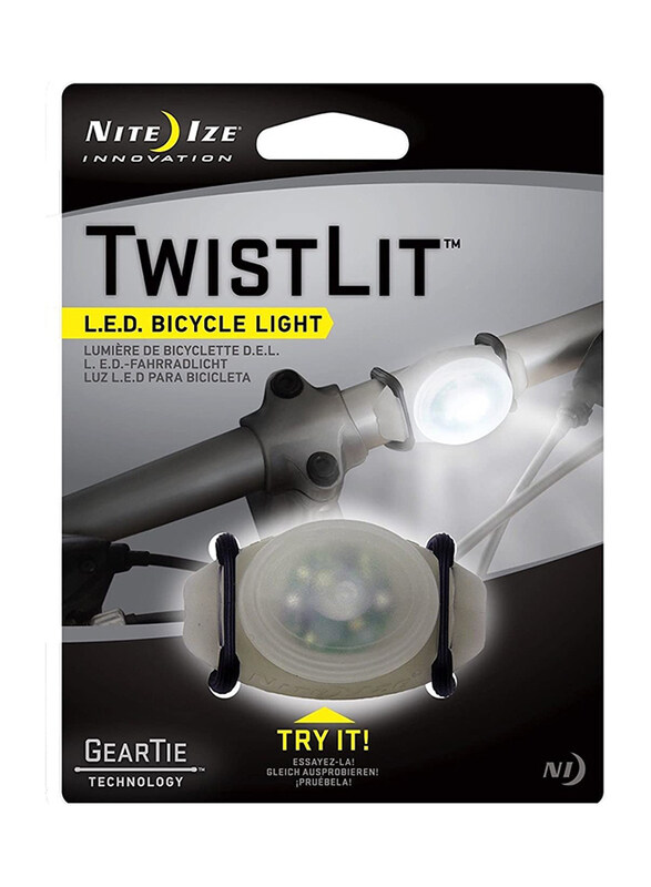 

Nite Ize Twist Lit Innovation Led Bicycle Light, TLT-03-02, White