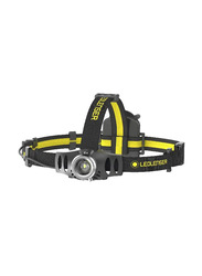 Ledlenser IH6R Rechargeable Head Lamp with C LED, Black/Yellow
