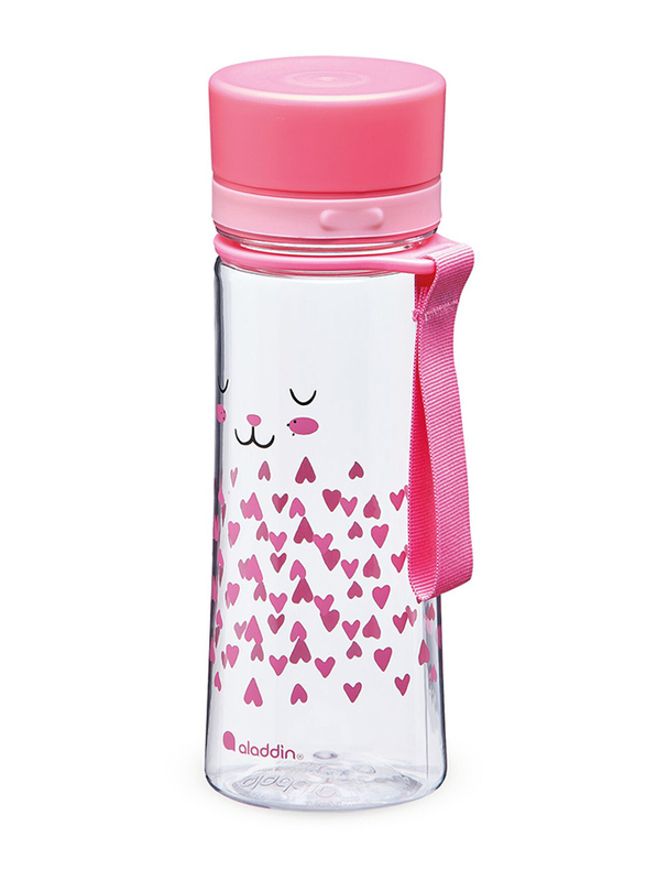 Aladdin 0.35 Ltr My First Aveo Bunny Kids Water Bottle, Pink