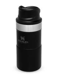 Stanley 0.25 Ltr Trigger Action Stainless Steel Travel Mug, Matte Black