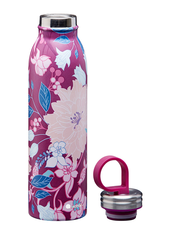 Aladdin 0.55 Ltr Chilled Thermavac Stainless Steel Water Bottle, Dahlia Berry