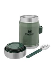 Stanley Classic Legendary Stainless Steel Food Jar, 0.4L, Hammertone Green