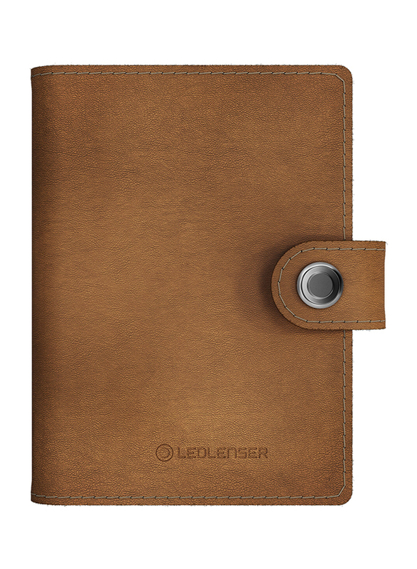 Ledlenser Classic Lite Wallet for Men, Light Brown