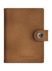 Ledlenser Classic Lite Wallet for Men, Light Brown