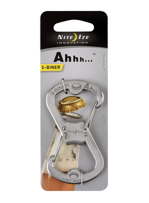 Nite Ize S-Biner Ahhh Carabiner, Silver