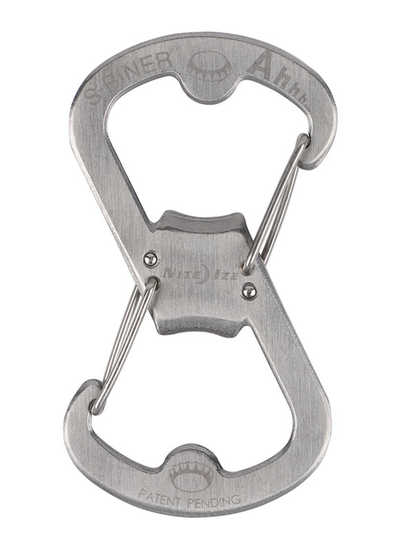 Nite Ize S-Biner Ahhh Carabiner, Silver