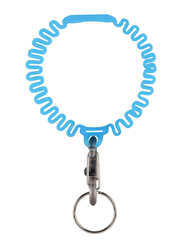 Nite IZE Key Band-It Stretch Wristband Key Chain, Blue
