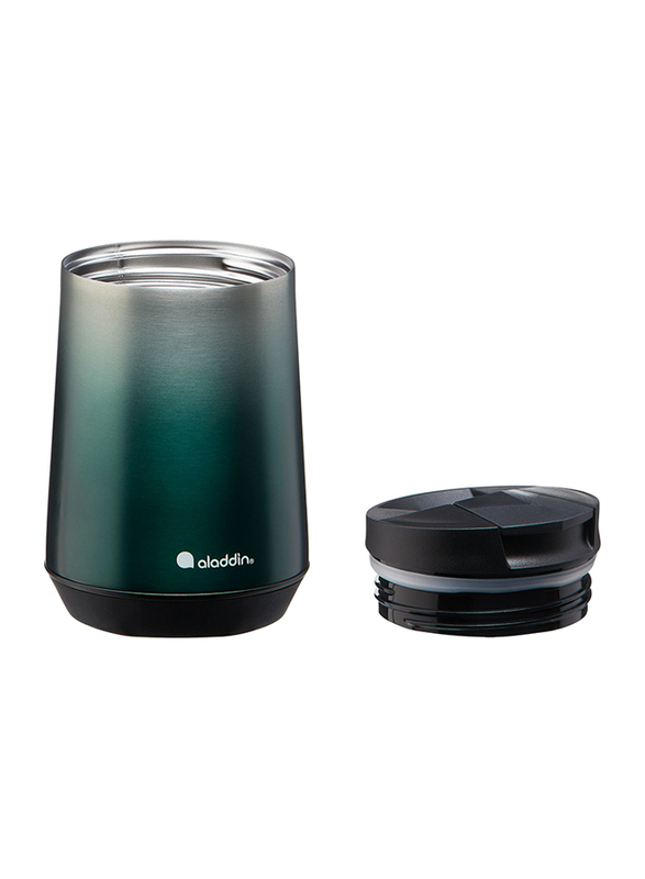 Aladdin 0.25 Ltr Stainless Steel Espresso Mug, Gradient Green