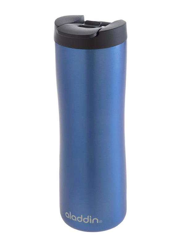 Aladdin 0.47 Ltr Thermavac Stainless Steel Flask, Blue
