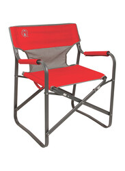 Coleman Outpost Breeze Deck Chair, Red