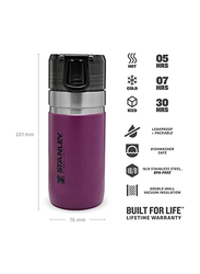 Stanley 16oz Stainless Steel Vacuum Insulated Water Bottle, Berry Purple