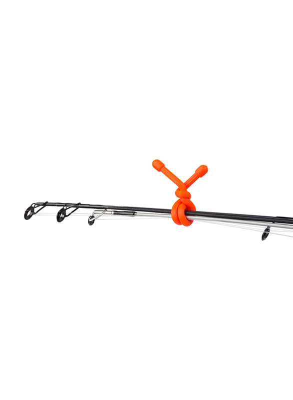Nite Ize 6-Inch Reusable Rubber Twist Gear Tie, 2 Pieces, Bright Orange