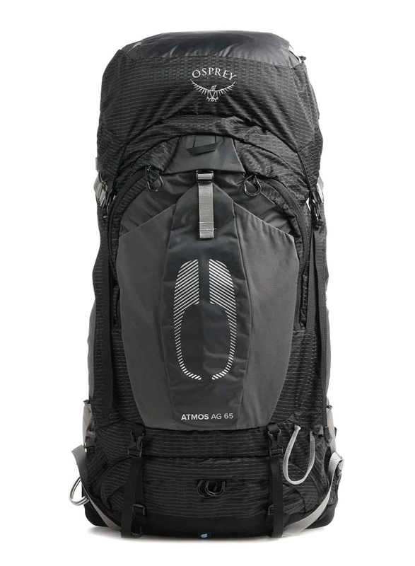 Osprey S/M Atmos AG 65 Camping Backpack, Black