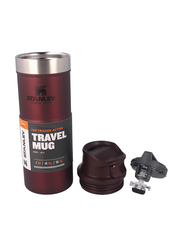 Stanley 0.47 Ltr Classic Trigger Action Stainless Steel Travel Mug, Wine