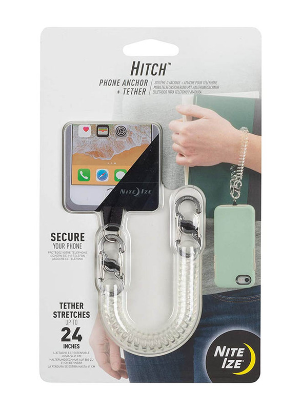 Nite Ize Phone Anchor + Tether, Clear