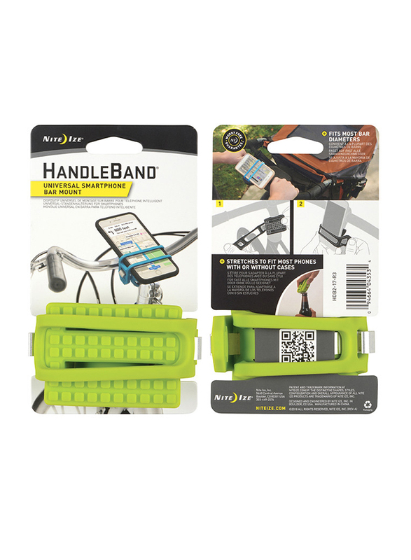 Nite Ize Handle Band for all Mobile Phones, HDB2-17-R3, 2-Lime