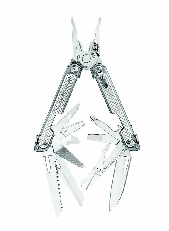 Leatherman 22-in-1 Free P4 Multi-Tool Peg Set, Silver