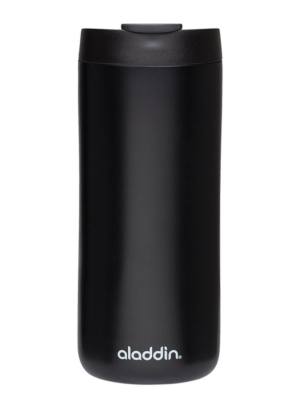 Aladdin 0.35 Ltr Thermavac Stainless Steel Flask, Black