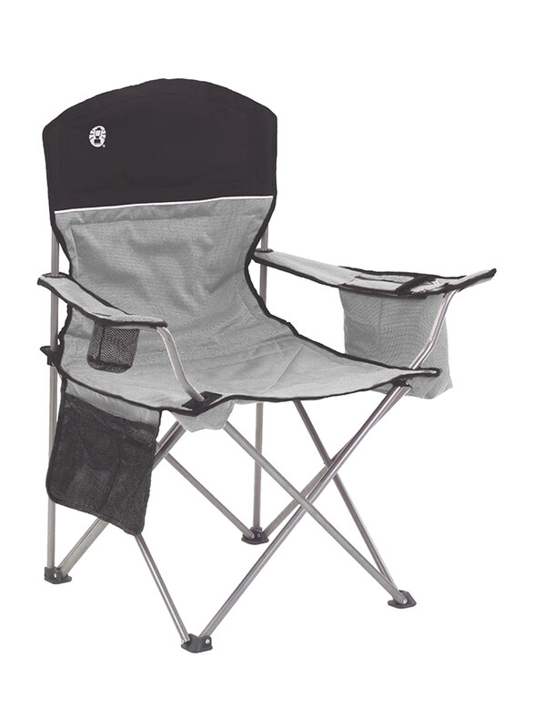 

Coleman Cooler Quad Chair, Black/Grey