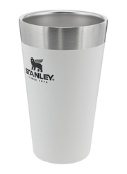 Stanley 0.47 Ltr Adventure Stacking Stainless Steel Beer Pint, Polar White