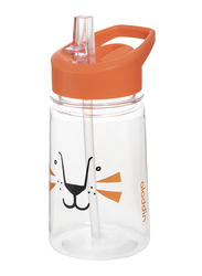 Aladdin 0.43 Ltr Zoo Flip & Sip Water Bottle, Orange