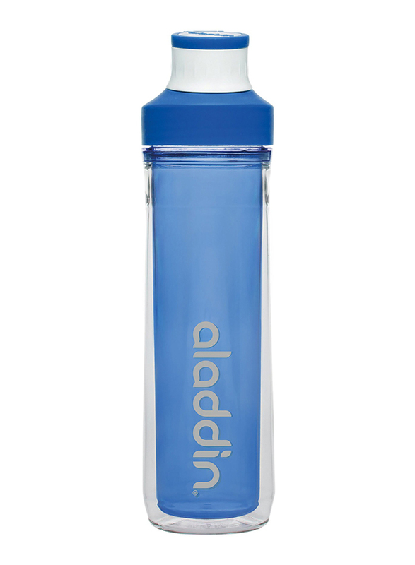 Aladdin 0.5 Ltr Active Hydration Double Wall Water Bottle, Blue