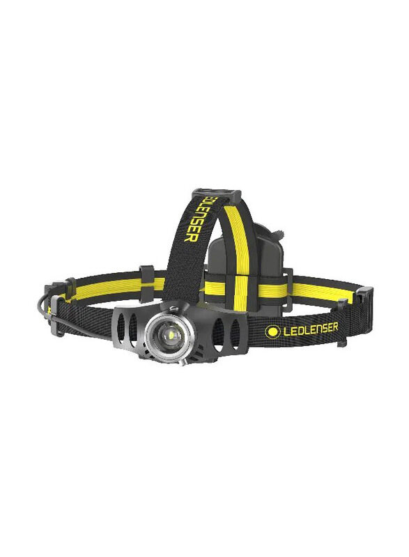 

Ledlenser IH6R Rechargeable Head Lamp with C LED, Black/Yellow