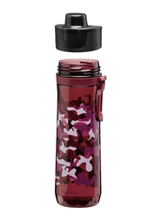 Aladdin 0.8 Ltr Sports Tracker Water Bottle, Burgundy Camo Print