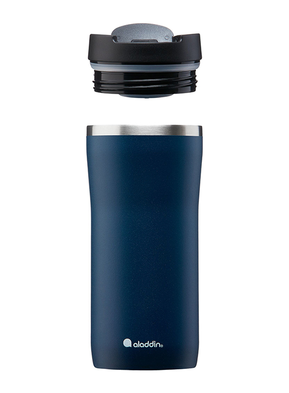 Aladdin 0.25 Ltr Barista Café Thermavac Stainless Steel Flask, Deep Navy